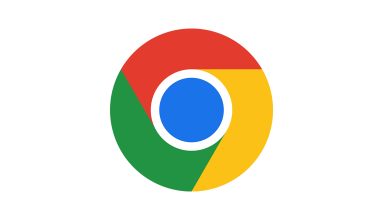 chrome، لوگو برنامه مرورگر وب در اینترنت برای ویندوز